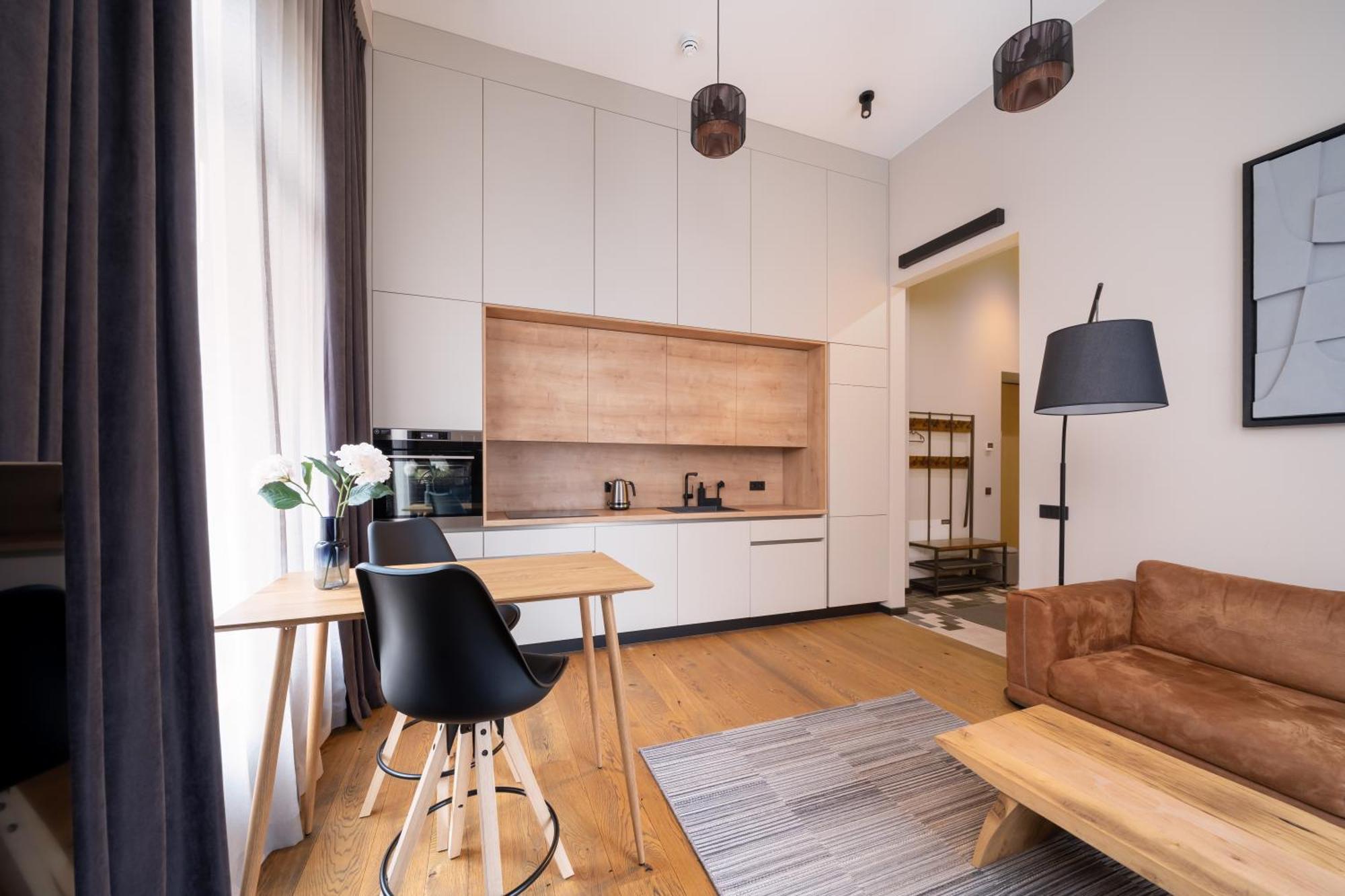 1-bedroom With Private Parking & Terrace Jurmala